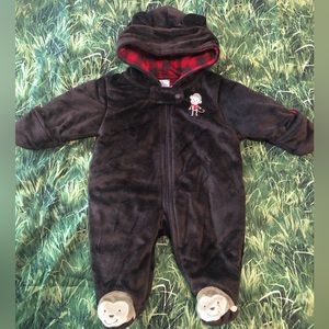Baby Cozy monkey onesie Newborn